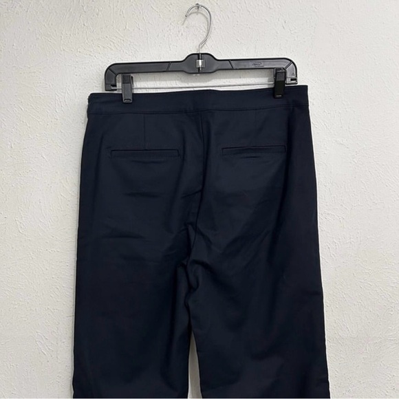 Ralph Lauren Sailor Pants Womens 10 Navy Blue High Waist Wide Leg Button Detail - Picture 6 of 12
